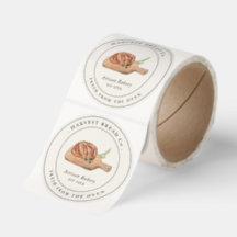 Vintage Bread bakery Label