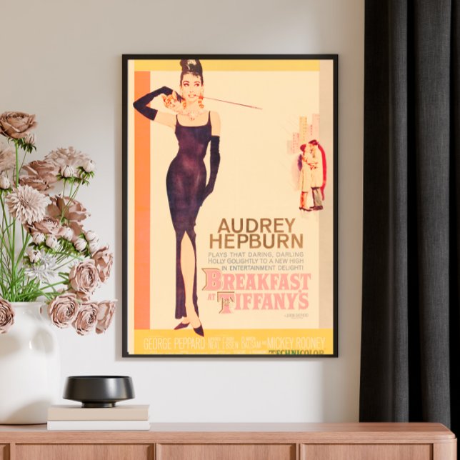 Vintage Breakfast at Tiffany’s Retro Movie Poster (Creator Uploaded)