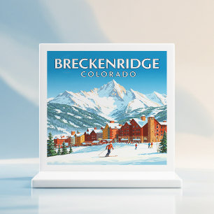 Vintage Breckenridge Colorado Tile