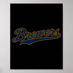 Vintage Brewers Retro Clic S S For Men Women Kids Poster