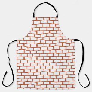 Vintage Brick: Textured Background Detail. Apron