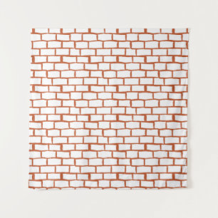 Vintage Brick: Textured Background Detail. Tapestry