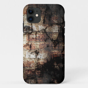 Vintage brick wall grunge crack textures iPhone 11 case