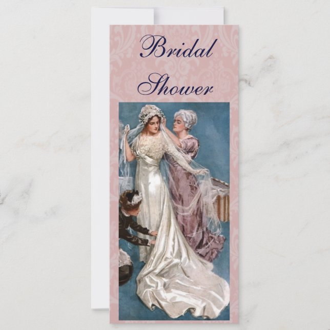 Vintage Bridal Shower Invitation (Front)