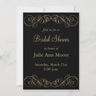 Vintage Bridal Shower Invitation