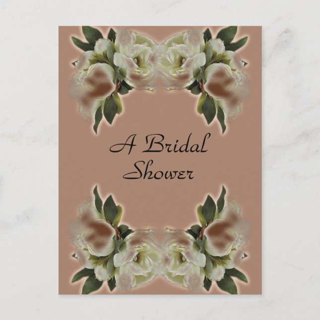 Vintage Bridal Shower Invitation Post Card (Front)