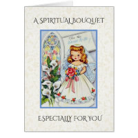 Vintage Bridal Shower Spiritual Bouquet