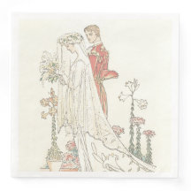 Vintage Bride and Groom Old Fashioned Wedding 