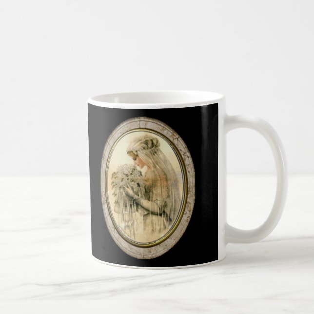 Vintage Bride Framed Mug (Right)