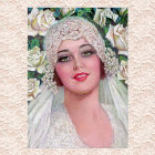 Vintage Bride with Roses