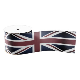Vintage British Flag & United Kingdom /sports UK Grosgrain Ribbon