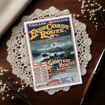 Vintage British Rail Network Route Advertising