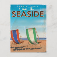 Vintage British Travel Seaside poster.