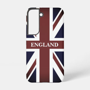 Vintage British Union Jack flag English pride Samsung Galaxy Case