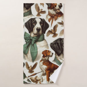 Vintage Brittany Seamless Bath Towel