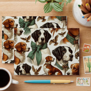 Vintage Brittany Seamless Envelope