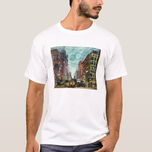 Vintage-Broadway & Maiden Lane, 1800's NY-tee T-Shirt
