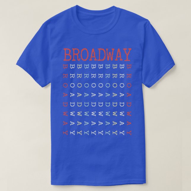 vintage Broadway T-Shirt (Design Front)
