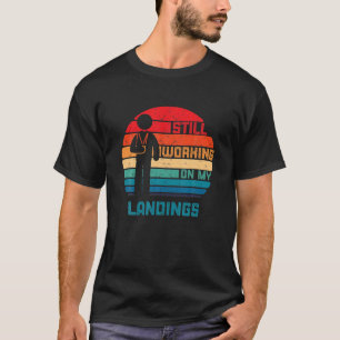 Vintage Broken Arm Get Well Still Working On Landi T-Shirt