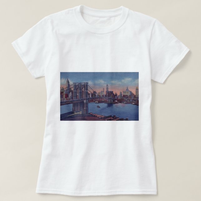Vintage Brooklyn Bridge T-Shirt (Design Front)