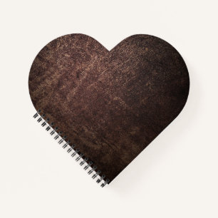 Vintage brown leather notebook