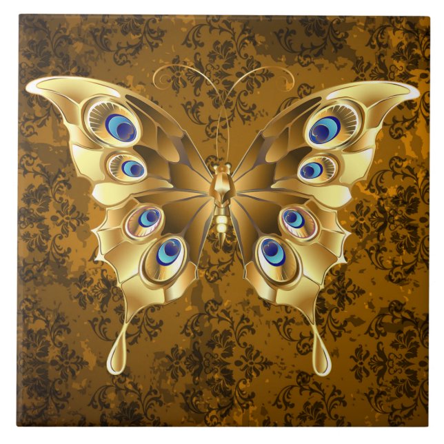 Vintage Brown Mediaeval Witchcraft Ritual Offering Tile (Front)