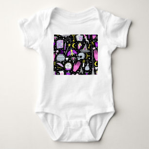 Vintage brown-orange tartan plaid. baby bodysuit