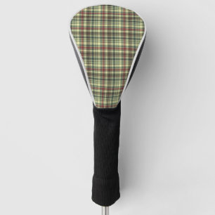 Vintage Brown Plaid  Golf Head Cover