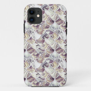 Vintage brown scales Case-Mate iPhone case