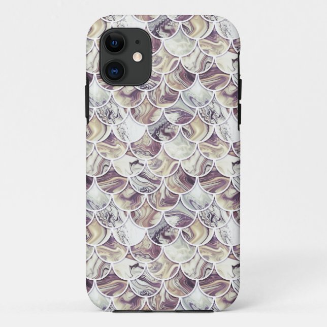 Vintage brown scales Case-Mate iPhone case (Back)