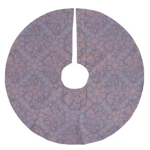 vintage brushed polyester tree skirt