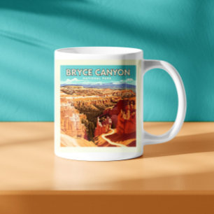 Vintage Bryce Canyon National Park Coffee Mug