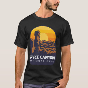 Vintage Bryce Canyon National Park Utah Hiking Cam T-Shirt