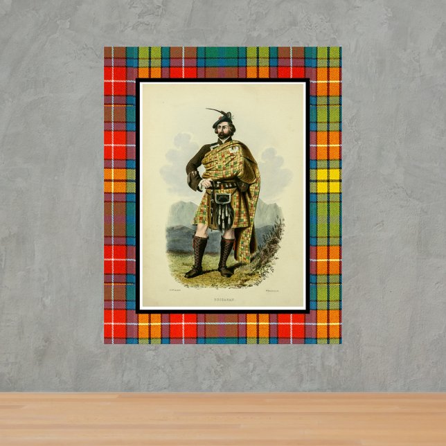Vintage Buchanan Scottish Clansman Poster (Creator Uploaded)