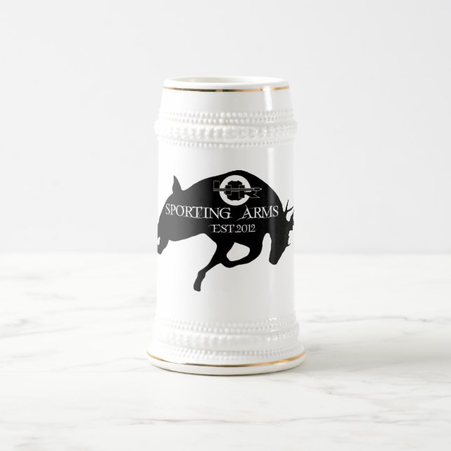 VINTAGE BUCK LHR BEER STEIN (Center)