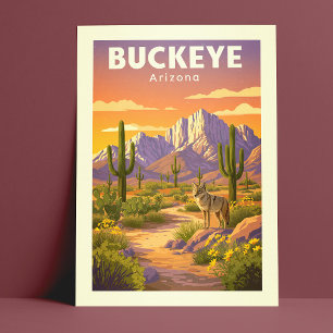 Vintage Buckeye Arizona Postcard