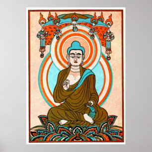 Vintage Buddha Art Print