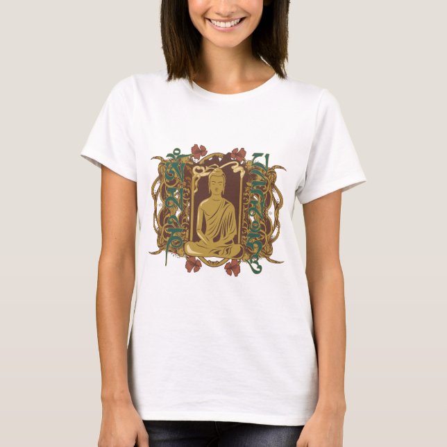 Vintage Buddha Mantra T-Shirt (Front)