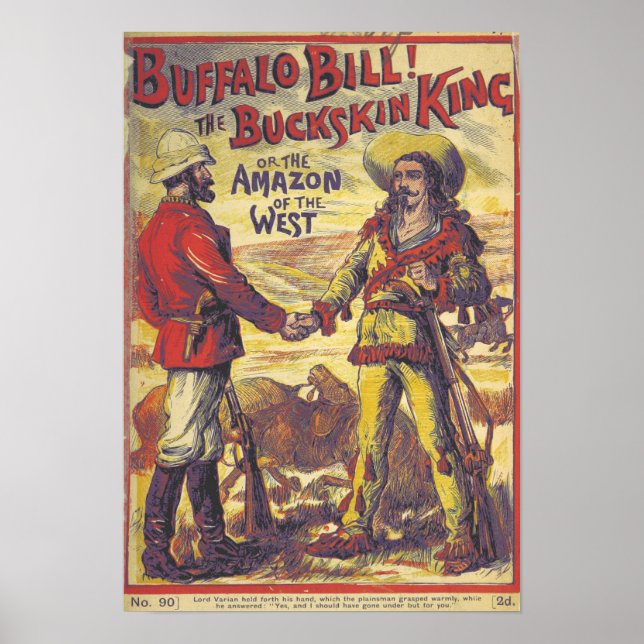 Vintage Buffalo Bill Poster (Front)