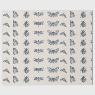 Vintage Bug Collection (BIG) print Wrapping Paper