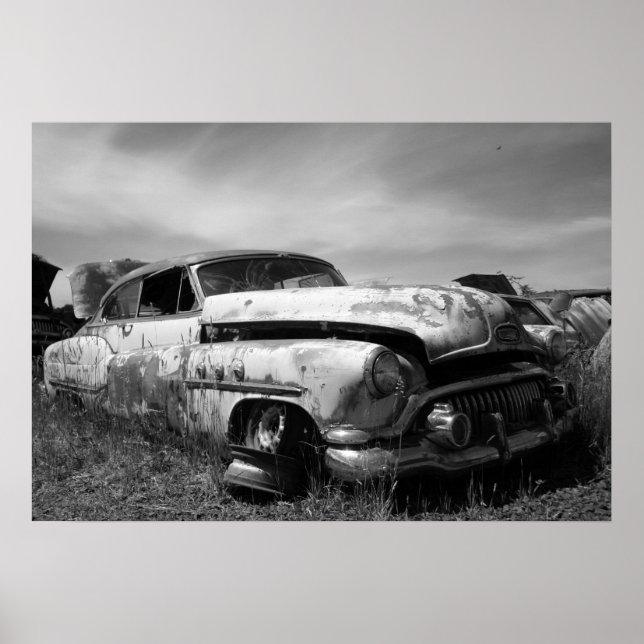 Vintage Buick Car Postage Poster (Front)