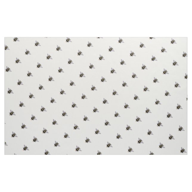 Vintage Bumble Bee Fabric (Fat Quarter)