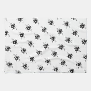 Vintage BumbleBee Tea Towel