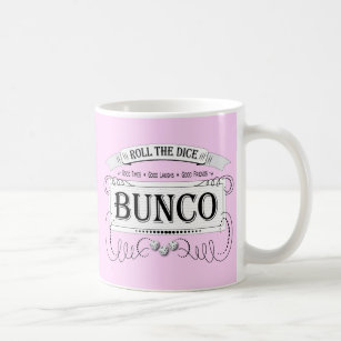 Vintage Bunco Design Coffee Mug