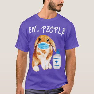 Vintage Bunny Mask Ew People T-Shirt