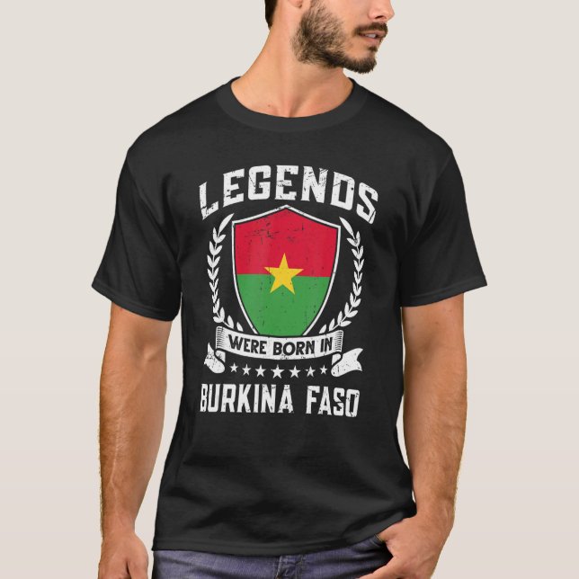 Vintage Burkina Faso Flag T-Shirt (Front)