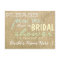 Vintage Burlap Country Bridal Shower Invitation