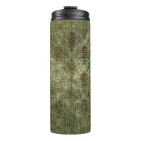 Vintage Burlap Damask Pattern