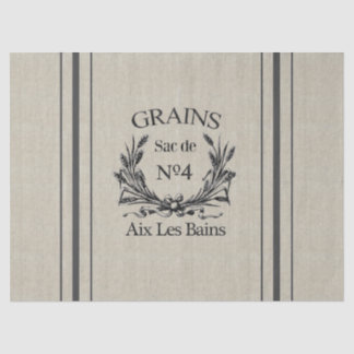 Vintage Burlap Grain Sack Tissue Paper