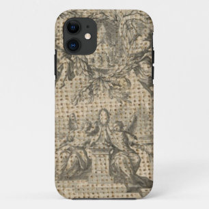 vintage burlap religious heaven victorian angel Case-Mate iPhone case